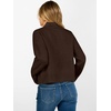 image:imageANRABESS Womens Long Sleeve Mock Neck Cropped Sweaters  Lightweight Ribbed Knit Pullover Sweater Tops Classic Soft Comfy Business Casual Work Travel Vacation Fall Winter OutfitsCoffee