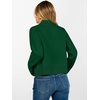image:imageANRABESS Womens Long Sleeve Mock Neck Cropped Sweaters  Lightweight Ribbed Knit Pullover Sweater Tops Classic Soft Comfy Business Casual Work Travel Vacation Fall Winter OutfitsGreen