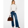 image:imageANRABESS Womens Long Sleeve Mock Neck Cropped Sweaters  Lightweight Ribbed Knit Pullover Sweater Tops Classic Soft Comfy Business Casual Work Travel Vacation Fall Winter OutfitsWhite