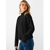 image:imageANRABESS Womens Long Sleeve Mock Neck Cropped Sweaters  Lightweight Ribbed Knit Pullover Sweater Tops Classic Soft Comfy Business Casual Work Travel Vacation Fall Winter OutfitsBlack