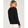 image:imageANRABESS Womens Long Sleeve Sweaters Business Casual Tops  2 in 1 Faux Layer Crew Neck Soft Cozy Knit Lightweight Henley Pullover Sweater 2026 Fall Fashion Winter Layer ClothesBlack