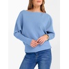 image:imageANRABESS Womens Off The Shoulder Sweater Knit Pullovers Tops  Soft StretchyLong Batwing SleeveLoose FitOversized SweaterGoing Out Tops2026 Fall FashionWinter ClothesSky