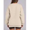 image:imageANRABESS Womens Oversized Sweatshirts Hoodies Crewneck Fleece Pullover Sweaters 2026 Fall Outfits Teen Girls Winter Clothes Almond Large Apricot