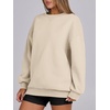image:imageANRABESS Womens Oversized Sweatshirts Hoodies Crewneck Fleece Pullover Sweaters 2026 Fall Outfits Teen Girls Winter Clothes Almond Large Apricot