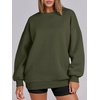 image:imageANRABESS Womens Oversized Sweatshirts Hoodies Crewneck Fleece Pullover Sweaters 2026 Fall Outfits Teen Girls Winter Clothes Armygreen Large