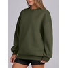 image:imageANRABESS Womens Oversized Sweatshirts Hoodies Crewneck Fleece Pullover Sweaters 2026 Fall Outfits Teen Girls Winter Clothes Armygreen Medium