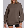 image:imageANRABESS Womens Oversized Sweatshirts Hoodies Crewneck Fleece Pullover Sweaters 2026 Fall Outfits Teen Girls Winter Clothes Brown Large