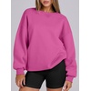 image:imageANRABESS Womens Oversized Sweatshirts Hoodies Crewneck Fleece Pullover Sweaters 2026 Fall Outfits Teen Girls Winter Clothes Hotpink Small