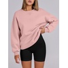image:imageANRABESS Womens Oversized Sweatshirts Hoodies Crewneck Fleece Pullover Sweaters 2026 Fall Outfits Teen Girls Winter Clothes Light Pink Large
