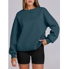 image:imageANRABESS Womens Oversized Sweatshirts Hoodies Crewneck Fleece Pullover Sweaters 2026 Fall Outfits Teen Girls Winter Clothes Navy Large