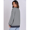 image:imageANRABESS Womens Striped Oversized Sweatshirts  2026 Fall Fashion OutfitsLightweight Comfort SweaterCrewneck Long Sleeve ShirtsColor Block PulloverTravel AllDay ClothesGrey Blue