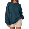 image:imageANRABESS Womens Oversized Sweatshirts Hoodies Crewneck Fleece Pullover Sweaters 2026 Fall Outfits Teen Girls Winter Clothes Navy Large