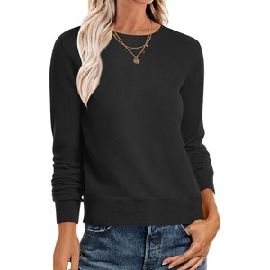 image:imageANRABESS Sweaters for Women Long Sleeve Lightweight Crewneck Soft Basic Knit Loose Fit Pullover Top 2026 Fall Trendy OutfitsBlack
