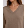image:imageANRABESS 2 Piece Skirt Sets for Women Sweaters Set Light KhakiS  Long Sleeve V Neck Pullover Sweaters Pleated Mini Skirt Fall Winter TrendyComfy CuteLounge Casual Travel Going Out