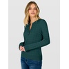 image:imageANRABESS Fall Sweaters for Women Cable Knit Henley V Neck  Long Sleeve Pullover Sweater Tops Half Button Cozy Lightweight Dressy Cute Classic Business Casual Work Winter ClothingDark Green