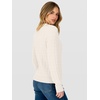 image:imageANRABESS Fall Sweaters for Women Cable Knit Henley V Neck  Long Sleeve Pullover Sweater Tops Half Button Cozy Lightweight Dressy Cute Classic Business Casual Work Winter ClothingWhite