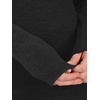 image:imageANRABESS Long Sleeve Shirts for Women Slim Fit Top  Crew Neck Lightweight SweatersCozy Knit PulloverFall OutfitsCasual Basic TeeOffice Travel Winter Layering ClothingBlack