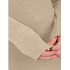 image:imageANRABESS Long Sleeve Shirts for Women Slim Fit Top  Crew Neck Lightweight SweatersCozy Knit PulloverFall OutfitsCasual Basic TeeOffice Travel Winter Layering ClothingAlmond
