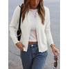 image:imageANRABESS Women Lightweight Button Down Cardigan Sweaters  Long Sleeve Crew Neck Scalloped TrimSummer Soft Knit Work Business Casual Outfits 2026 Fall Trendy Travel OutingsWhite