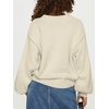 image:imageANRABESS Women Oversized Long Lantern Sleeve Pullover Sweater  Soft Warm Crew Neck Chunky Ribbed Knit Tops Basic Casual Cozy Comfy Fall Winter Outfits ClothesApricot