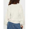 image:imageANRABESS Women Oversized Long Lantern Sleeve Pullover Sweater  Soft Warm Crew Neck Chunky Ribbed Knit Tops Basic Casual Cozy Comfy Fall Winter Outfits ClothesWhite