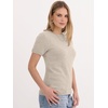image:imageANRABESS Womens 100 Wool Sweater Office Work Sweaters Soft Lightweight for Summer Spring Short Sleeve Business Casual TopApricot
