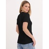 image:imageANRABESS Womens 100 Wool Sweater Office Work Sweaters Soft Lightweight for Summer Spring Short Sleeve Business Casual TopBlack