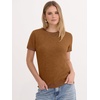 image:imageANRABESS Womens 100 Wool Sweater Office Work Sweaters Soft Lightweight for Summer Spring Short Sleeve Business Casual TopCaramel