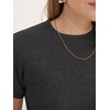 image:imageANRABESS Womens 100 Wool Sweater Office Work Sweaters Soft Lightweight for Summer Spring Short Sleeve Business Casual TopDeep Gray