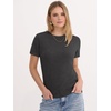 image:imageANRABESS Womens 100 Wool Sweater Office Work Sweaters Soft Lightweight for Summer Spring Short Sleeve Business Casual TopDeep Gray