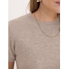 image:imageANRABESS Womens 100 Wool Sweater Office Work Sweaters Soft Lightweight for Summer Spring Short Sleeve Business Casual TopKhaki