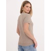 image:imageANRABESS Womens 100 Wool Sweater Office Work Sweaters Soft Lightweight for Summer Spring Short Sleeve Business Casual TopKhaki