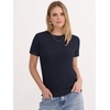 image:imageANRABESS Womens 100 Wool Sweater Office Work Sweaters Soft Lightweight for Summer Spring Short Sleeve Business Casual TopNavy Blue