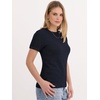 image:imageANRABESS Womens 100 Wool Sweater Office Work Sweaters Soft Lightweight for Summer Spring Short Sleeve Business Casual TopNavy Blue