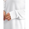 image:imageANRABESS Womens Long Sleeve Shirts Waffle Knit Tunic Top  V Neck Loose Fit Side Slit 2026 Fall Lightweight Sweater Tops for Daily Casual WearWhite