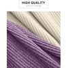 image:imageANRABESS Womens Puff Sleeve Bodycon Mini Sweater Dress  Lightweight Soft Ribbed Knit Fabric Crewneck Ruched Sexy Short Dresses Date Night Party Fall Winter Casual Lounge OutfitsPurple