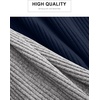 image:imageANRABESS Womens Puff Sleeve Bodycon Mini Sweater Dress  Lightweight Soft Ribbed Knit Fabric Crewneck Ruched Sexy Short Dresses Date Night Party Fall Winter Casual Lounge OutfitsNavy Blue