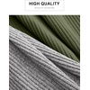 image:imageANRABESS Womens Puff Sleeve Bodycon Mini Sweater Dress  Lightweight Soft Ribbed Knit Fabric Crewneck Ruched Sexy Short Dresses Date Night Party Fall Winter Casual Lounge OutfitsArmy Green