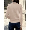 image:imageANRABESS Womens Turtleneck Long Sleeve Pullover Sweater  Soft Cozy Chunky Knit Ribbed Cuff Hem Jumper Tops Loose FitOffice Daily Casual Clothes Fall Winter OutfitsAlmond