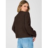 image:imageANRABESS Lightweight Oversized Cardigan Sweaters for Women  Soft Breathable Knit Subtle Cropped Long Sleeve Button Down Crewneck Relaxed Loose Fit Casual amp Work Wear Fall OutfitsCoffee