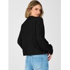 image:imageANRABESS Lightweight Oversized Cardigan Sweaters for Women  Soft Breathable Knit Subtle Cropped Long Sleeve Button Down Crewneck Relaxed Loose Fit Casual amp Work Wear Fall OutfitsBlack