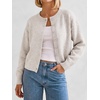 image:imageANRABESS Lightweight Oversized Cardigan Sweaters for Women  Soft Breathable Knit Subtle Cropped Long Sleeve Button Down Crewneck Relaxed Loose Fit Casual amp Work Wear Fall OutfitsBeige