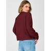 image:imageANRABESS Lightweight Oversized Cardigan Sweaters for Women  Soft Breathable Knit Subtle Cropped Long Sleeve Button Down Crewneck Relaxed Loose Fit Casual amp Work Wear Fall OutfitsRed