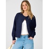 image:imageANRABESS Lightweight Oversized Cardigan Sweaters for Women  Soft Breathable Knit Subtle Cropped Long Sleeve Button Down Crewneck Relaxed Loose Fit Casual amp Work Wear Fall OutfitsNavy Blue