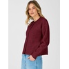 image:imageANRABESS Lightweight Oversized Cardigan Sweaters for Women  Soft Breathable Knit Subtle Cropped Long Sleeve Button Down Crewneck Relaxed Loose Fit Casual amp Work Wear Fall OutfitsRed