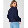 image:imageANRABESS Lightweight Oversized Cardigan Sweaters for Women  Soft Breathable Knit Subtle Cropped Long Sleeve Button Down Crewneck Relaxed Loose Fit Casual amp Work Wear Fall OutfitsNavy Blue