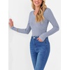 image:imageANRABESS Long Sleeve Shirts for Women Ribbed Sweater Top  Knitted Lightweight Slim Fitted V Neck TShirts Casual 2026 Fall Outfits Going Out Tops Winter Layer ClothingBlue