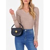 image:imageANRABESS Long Sleeve Shirts for Women Ribbed Sweater Top  Knitted Lightweight Slim Fitted V Neck TShirts Casual 2026 Fall Outfits Going Out Tops Winter Layer ClothingTan