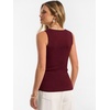 image:imageANRABESS Tank Tops for Women 2026 Summer Sleeveless Sweater  Slim Fit Soft Knit TankSoft Wool BlendBusiness Casual OutfitsDressy Work ShirtsFall Fashion ClothingTravel amp Daily WearWine Red