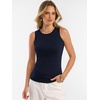 image:imageANRABESS Tank Tops for Women 2026 Summer Sleeveless Sweater  Slim Fit Soft Knit TankSoft Wool BlendBusiness Casual OutfitsDressy Work ShirtsFall Fashion ClothingTravel amp Daily WearNavy Blue